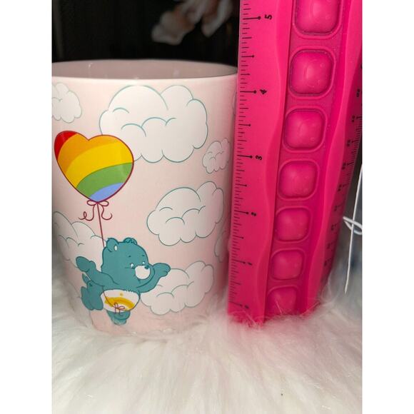 Care Bears Skinny Dip Large Pink Mug, Heart Handle NWT - Picture 7 of 8